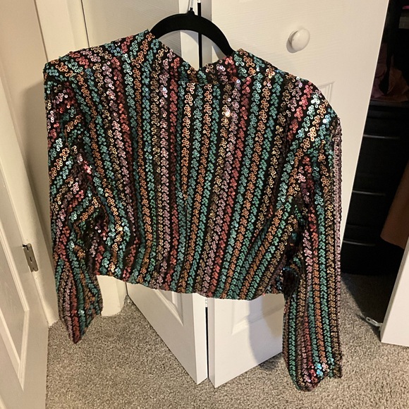 Vici Sequin Blazer - Picture 2 of 3